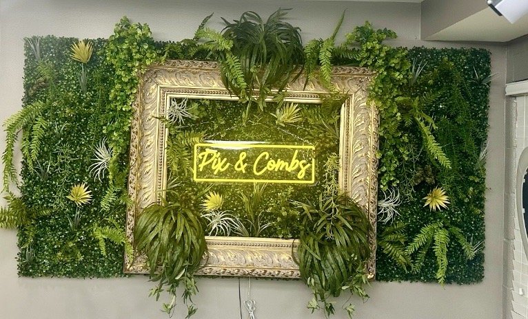 Pix & Combs Barbershop interior